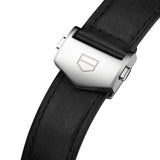 Tag Heuer Carrera Automatic Chronograph Black Dial Black Leather Strap Watch for Men - CBS2210.FC6534 Authentic Buy Shop Now