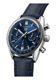 Tag Heuer Carrera Chronograph Blue Dial Blue Leather Strap Watch for Men - CBS2212.FC6535 Authentic Buy Shop Now