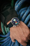 Tag Heuer Carrera Skipper Automatic Chronograph Blue Dial Blue Nylon Strap Watch for Men - CBS2213.FN6002 Authentic Buy Shop Now