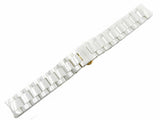 Fossil Ceramic Multifunction White Dial White Steel Strap Watch for Women - CE1006 Authentic Buy Shop Now