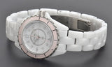 Chanel J12 Quartz Diamonds Ceramic White Dial White Steel Strap Watch for Women - J12 H4466 Authentic Buy Shop Now