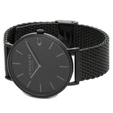 Coach Charles Black Dial Black Mesh Bracelet Watch for Men - 14602148 Authentic Buy Shop Now