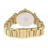 Coach Sport Diamonds Gold Dial Gold Steel Strap Watch for Women - 14502195 Authentic Buy Shop Now