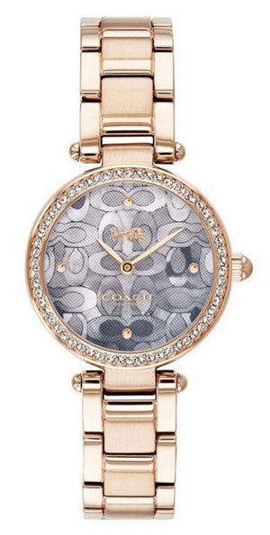 Coach Park Crystal Dial Rose Gold Steel Strap Watch for Women - 14503226 Authentic Buy Shop Now