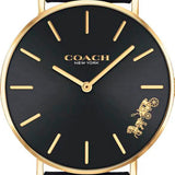 Coach Perry Black Dial Black Leather Strap Watch for Women - 14503333 Authentic Buy Shop Now