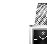 Calvin Klein Mark Black Dial Silver Mesh Bracelet Watch for Women - K3R23121 Authentic Buy Shop Now