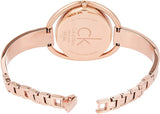 Calvin Klein Impetuos Silver Dial Rose Gold Steel Strap Watch for Women - K4F2N616 Authentic Buy Shop Now
