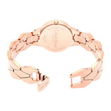 Calvin Klein Snake Silver Dial Rose Gold Steel Strap Watch For Women - K6E23646 Authentic Buy Shop Now