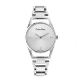 Calvin Klein Dainty Diamonds Silver Dial Sliver Steel Strap Watch for Women - K7L2314T Authentic Buy Shop Now