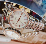 Guess Park Ave Silver Dial Two Tone Steel Strap Watch for Women - W0636L1 Authentic Buy Shop Now