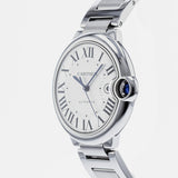 Cartier Ballon Bleu De Cartier Silver Dial Silver Steel Strap Watch for Men - WSBB0049 Authentic Buy Shop Now
