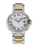 Cartier Ballon Bleu Silver Dial Two Tone Steel Strap Watch for Unisex Watch - W69008Z3 Authentic Buy Shop Now