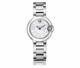 Cartier Ballon Bleu de Cartier Diamonds Silver Dial Silver Steel Strap Watch for Women - WE902073 Authentic Buy Shop Now