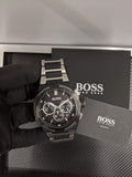 Hugo Boss Supernova Black Dial Two Tone Steel Strap Watch for Men - 1513368 Authentic Buy Shop Now