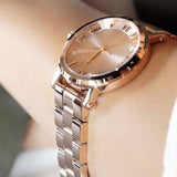 Michael Kors Norie Rose Gold Dial Rose Gold Steel Strap Watch for Women - MK3561 Authentic Buy Shop Now