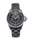 Chanel J12 Quartz Ceramic Black Dial Black Steel Strap Watch for Women - J12 H0682 Authentic Buy Shop Now
