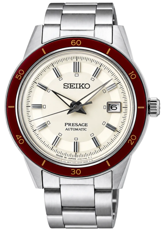Seiko Presage Champagne Dial Silver Steel Strap Watch For Men - SRPH93J1 Authentic Buy Shop Now