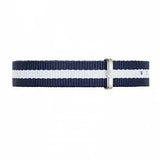 Daniel Wellington Classy Glasgow White Dial Two Tone NATO Strap Watch For Women - DW00100074 Authentic Buy Shop Now