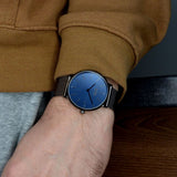 Hugo Boss Horizon Blue Dial Black Mesh Bracelet Watch for Men - 1513734 Authentic Buy Shop Now
