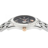 Versace Greca Time Quartz Black Dial Silver Steel Strap Watch For Men - VE3K00322 Authentic Buy Shop Now