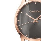 Calvin Klein City Quartz Grey Dial Black Leather Strap Watch for Men - K2G2G6C3 Authentic Buy Shop Now