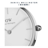 Daniel Wellington Classic Petite Reading White Dial Black Leather Strap Watch For Women - DW00100185 Authentic Buy Shop Now