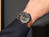 Breitling Superocean Heritage '57 Black Dial Brown Leather Strap Watch for Men - U10370121B1X1 Authentic Buy Shop Now