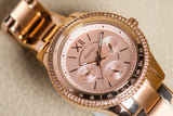 Fossil Stella Sport Multifunction Rose Gold Dial Rose Gold Steel Strap Watch for Women - ES5106 Authentic Buy Shop Now