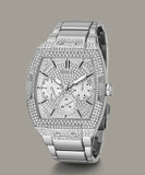 Guess Phoenix Multifunction Crystals Silver Dial Silver Steel Strap Watch For Men - GW0094G1 Authentic Buy Shop Now