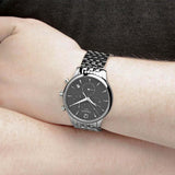Tissot T Classic Tradition Chronograph Black Dial Silver Steel Strap Watch For Men - T063.617.11.067.00 Authentic Buy Shop Now