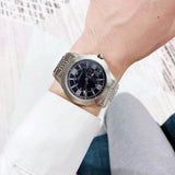 Gucci G Timeless Black Dial Silver Steel Strap Watch For Men - YA126201 Authentic Buy Shop Now
