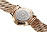 Tommy Hilfiger Brooklyn Grey Dial Gold Mesh Bracelet Watch for Men - 1791506 Authentic Buy Shop Now