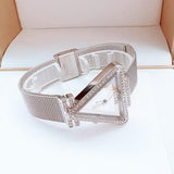 Guess Fame Diamonds Silver Dial Silver Mesh Bracelet Watch for Women - GW0508L1 Authentic Buy Shop Now