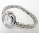Gucci Diamantissima Quartz Diamonds White Dial Silver Steel Strap Watch For Women - YA141503 Authentic Buy Shop Now