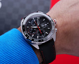 Tag Heuer Formula 1 Mario Kart Chronograph Black Dial Black Leather Strap Watch for Men - CAZ201E.FC6517 Authentic Buy Shop Now