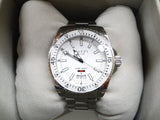 Gucci Dive Quartz White Dial Silver Steel Strap Watch for Men - YA136302 Authentic Buy Shop Now