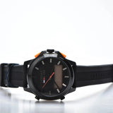 Tommy Hilfiger Jeans Analog Black Dial Black Silicone Strap Watch For Men - 1791763 Authentic Buy Shop Now