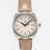 Tag Heuer Formula 1 Quartz Mother of Pearl Dial Brown Leather Strap Watch for Women - WBJ131A.FC8255 Authentic Buy Shop Now