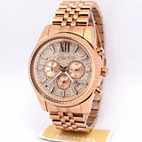 Michael Kors Lexington Rose Gold Dial Rose Gold Stainless Steel Strap Watch for Men - MK8580 Authentic Buy Shop Now