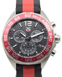 Tag Heuer Formula 1 McLaren Limited Edition Chronograph Black Dial Two Tone NATO Strap Watch for Men - CAZ1112.FC8188 Authentic Buy Shop Now