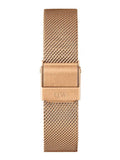 Daniel Wellington Classic Petite Melrose White Dial Rose Gold Mesh Bracelet Watch For Women - DW00100163 Authentic Buy Shop Now