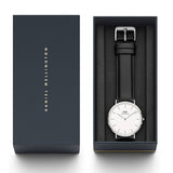 Daniel Wellington Classic Reading White Dial Black Leather Strap Watch For Women - DW00100058 Authentic Buy Shop Now