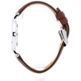 Daniel Wellington St Mawes White Dial Brown Leather Strap Watch For Men - DW00100052 Authentic Buy Shop Now