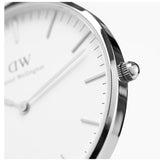 Daniel Wellington Classic St Mawes White Dial Brown Leather Strap Watch For Men - DW00100021 Authentic Buy Shop Now