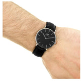 Daniel Wellington Classic Reading Black Dial Black Leather Strap Watch For Men - DW00100135 Authentic Buy Shop Now