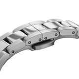 Daniel Wellington Iconic Link Black Dial Silver Steel Strap Watch For Women - DW00100206 Authentic Buy Shop Now