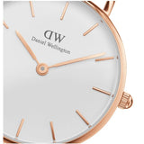Daniel Wellington Classic Petite White Dial Rose Gold Mesh Bracelet Watch For Women - DW00100219 Authentic Buy Shop Now