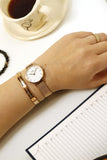 Daniel Wellington Classic Petite White Dial Rose Gold Mesh Bracelet Watch For Women - DW00100219 Authentic Buy Shop Now