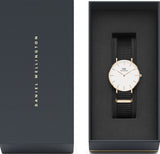 Daniel Wellington Classic Petite Cornwall White Dial Green NATO Strap Watch For Women - DW00100253 Authentic Buy Shop Now