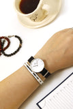 Daniel Wellington Classic Petite Cornwall White Dial Black NATO Strap Watch For Women - DW00100254 Authentic Buy Shop Now